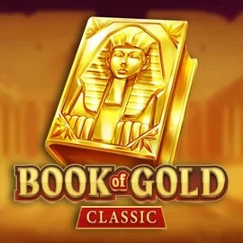 Book of Gold Classic slot logo by Playson at Honeybetz CasinoBook of Gold Classic